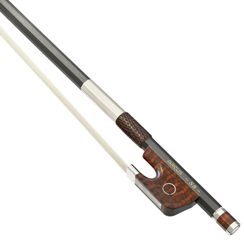 Arcus S8 Silver Cello Bow - Octagonal