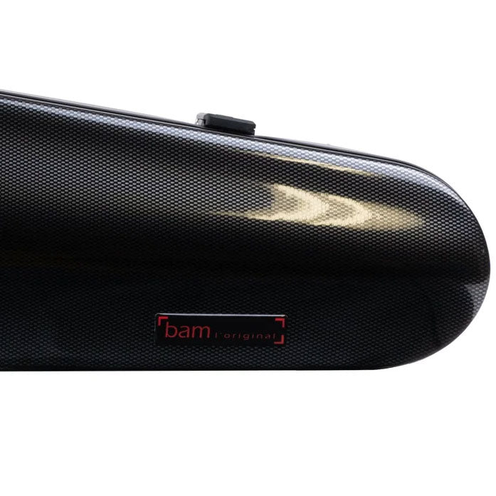 Bam Hightech Contoured Violin Case - Black Carbon