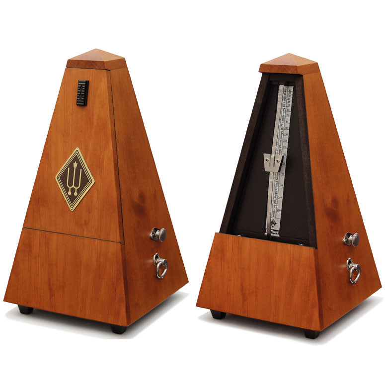 Wittner Maelzel Solid Wood Metronome - Cherry - Matte Finish - With Bell - Model 811MK