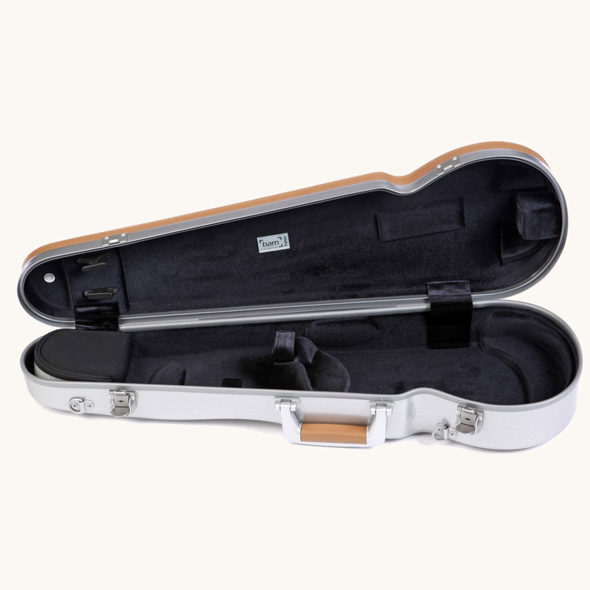 bam L'Etoile Contoured Violin Case - Cognac