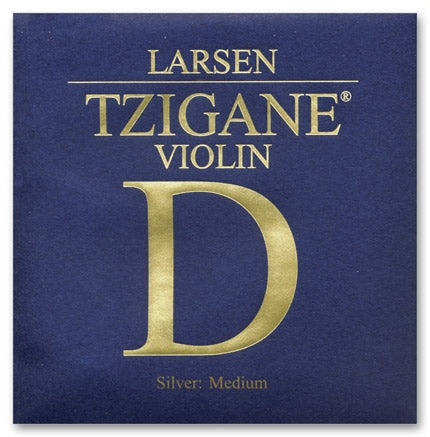 Tzigane Violin D String - Medium Gauge (Synthetic/Silver)