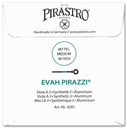 Evah Pirazzi Viola A String - 4/4 - Medium Gauge - Ball (Synthetic/Aluminum)