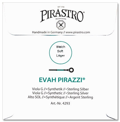 Evah Pirazzi Viola G String - 4/4 - Light Gauge (Synthetic/Silver)