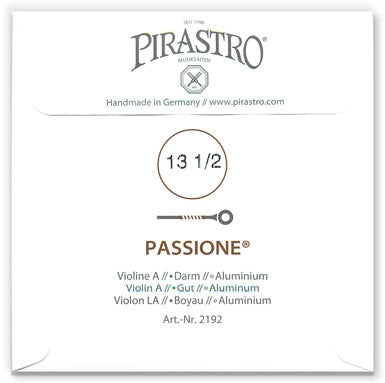 Passione Violin A String - Medium Gauge - 13.5PM (Aluminum-Wound Gut)