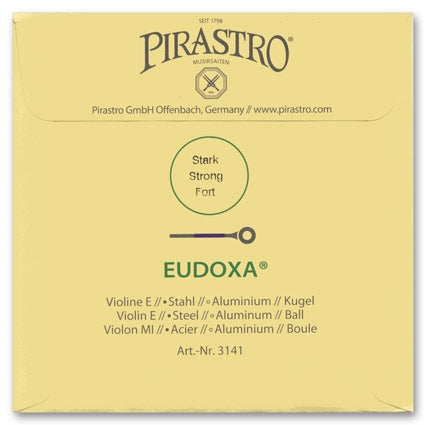 Eudoxa Violin E String - Heavy Gauge - Ball (Aluminum-Wound Steel)