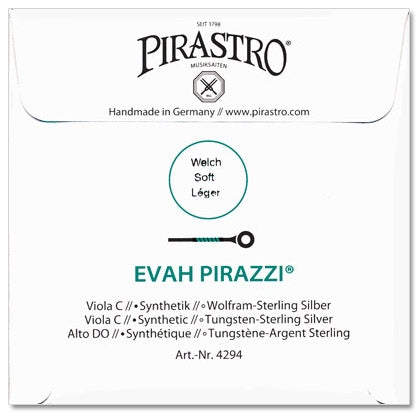 Evah Pirazzi Viola C String - 4/4 - Light Gauge (Synthetic/Tungsten-Silver)