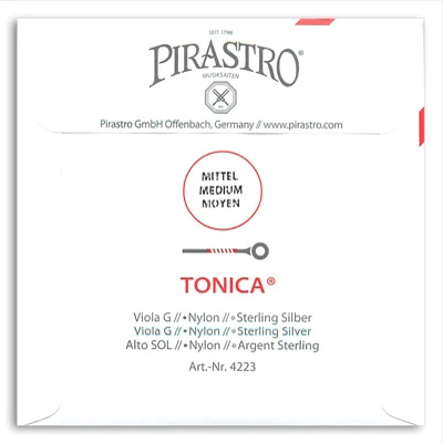 Tonica Viola G String - 4/4 - Medium Gauge (Synthetic/Silver)