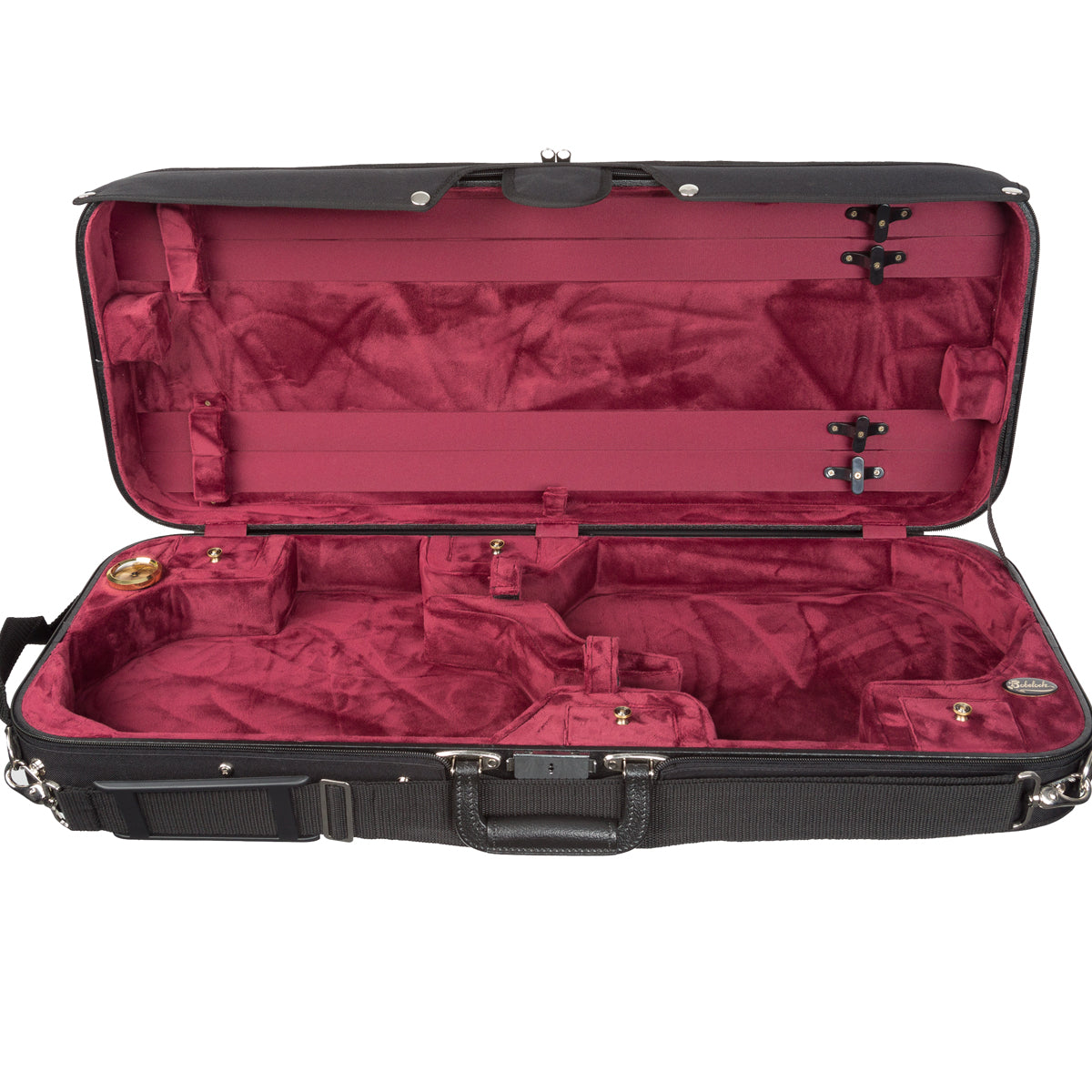Bobelock 1015 Oblong Non-Suspension Case for Two Violins