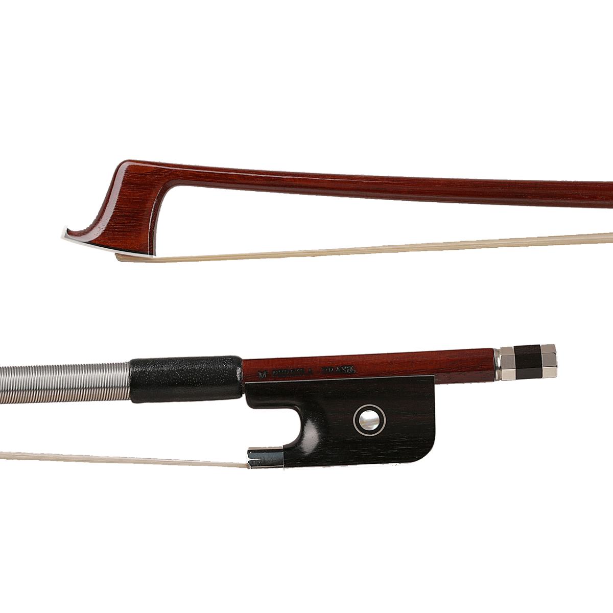 Arcos Brasil Pernambuco Viola Bow - Nickel