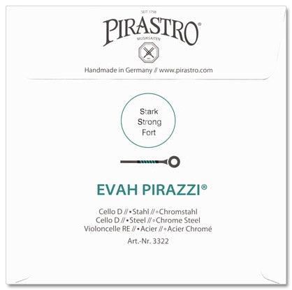 Evah Pirazzi Cello D String - Heavy/Stark Gauge - 4/4