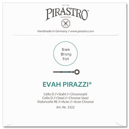 Evah Pirazzi Cello D String - Heavy/Stark Gauge - 4/4