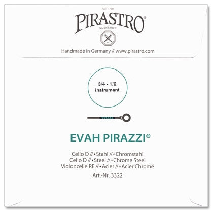 Evah Pirazzi Cello D String - 1/2-3/4 Size