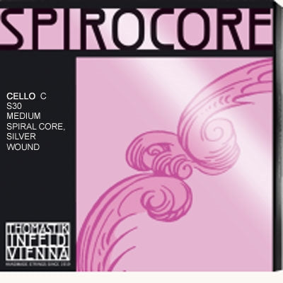 Spirocore Cello C String - Silver-Wound - Medium Gauge