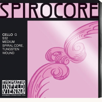 Spirocore Cello G String - Tungsten-Wound - Medium Gauge