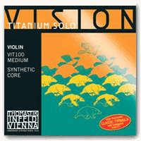 Thomastik Vision Titanium Solo Violin String Set