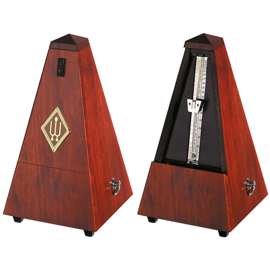 Wittner Maelzel Solid Wood Metronome - Mahogany - No Bell - Model 801M