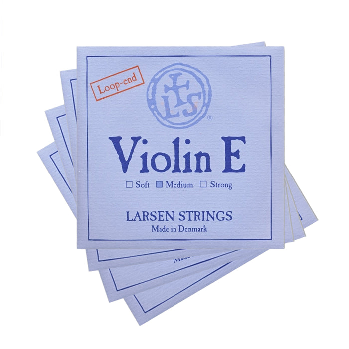 Larsen Violin String Set - 4/4 - Medium Gauge with Loop E
