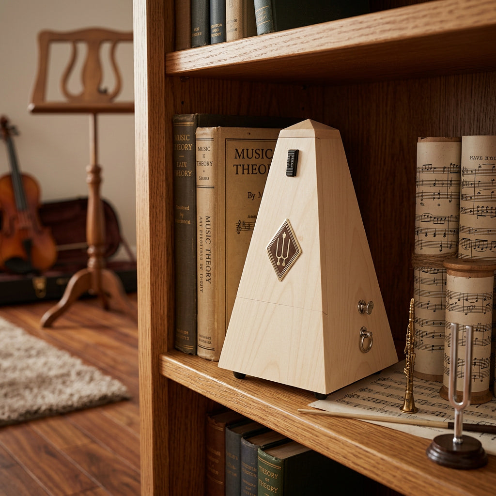 Wittner Maelzel Mechanical Metronome - Genuine Maple Wood