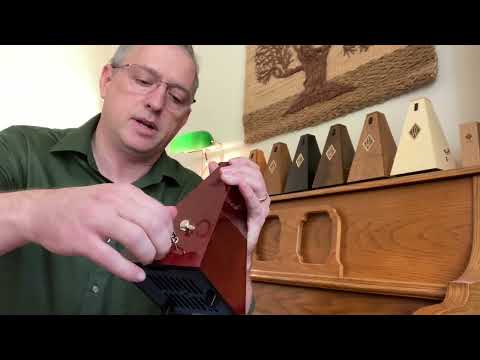 Wittner Maelzel Wooden Pyramid Style Metronome - Black