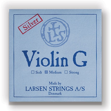 Larsen Violin G String - Medium Gauge (Synthetic/Silver)