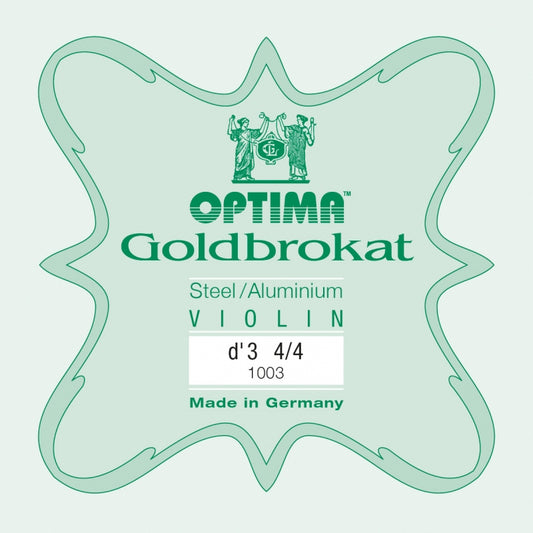 Goldbrokat Violin D String - Medium Gauge (Aluminum-Wound Steel)