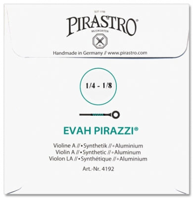 Evah Pirazzi Violin A String - 1/4-1/8 Size (Synthetic/Aluminum)