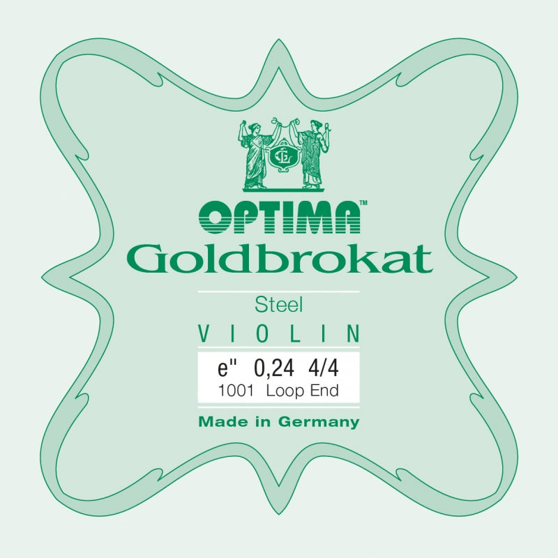 Goldbrokat Violin E String - Extra Light Gauge (.24) - Loop (Plain Steel)