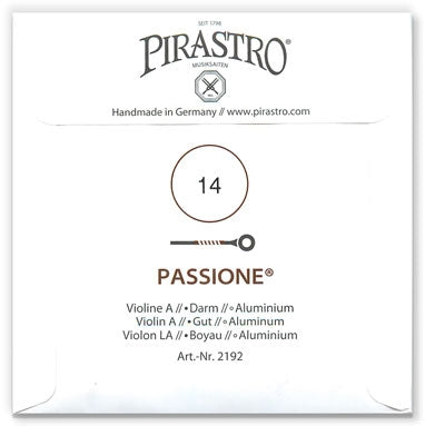Passione Violin A String - Extra Heavy Gauge - 14PM (Aluminum-Wound Gut)
