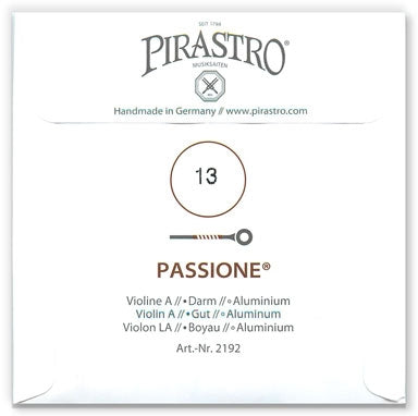 Passione Violin A String - Extra Light Gauge - 13PM (Aluminum-Wound Gut)