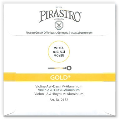 Pirastro Gold Violin A String - Ball (Aluminum-Wound Gut)