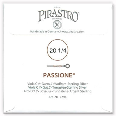 Passione Viola C String - Heavy Gauge - 20.25PM (Tungsten-Silver-Wound Gut)
