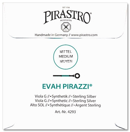 Evah Pirazzi Viola G String - 4/4 - Medium Gauge (Synthetic/Silver)
