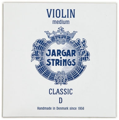 Jargar Violin D String - Medium Gauge (Chrome-Wound Steel)