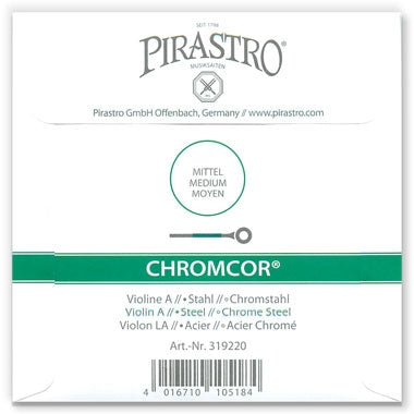 Chromcor Violin A String - 4/4 (Chrome-Wound Steel)