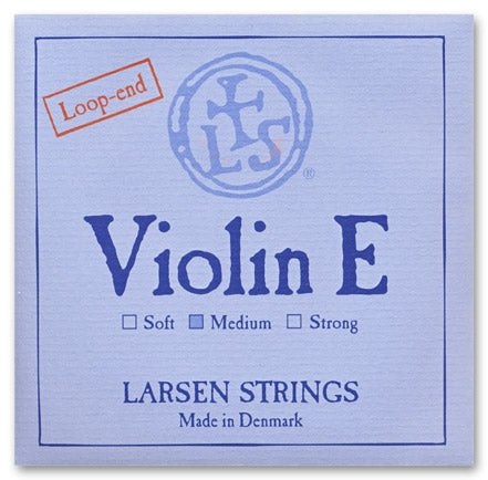 Larsen Violin E String - Medium Gauge - Loop (Carbon Steel)