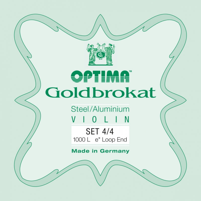 Goldbrokat Violin String Set - Medium Gauge with Loop E