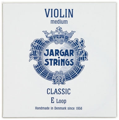 Jargar Violin E String - Medium Gauge - Loop (Plain Steel)
