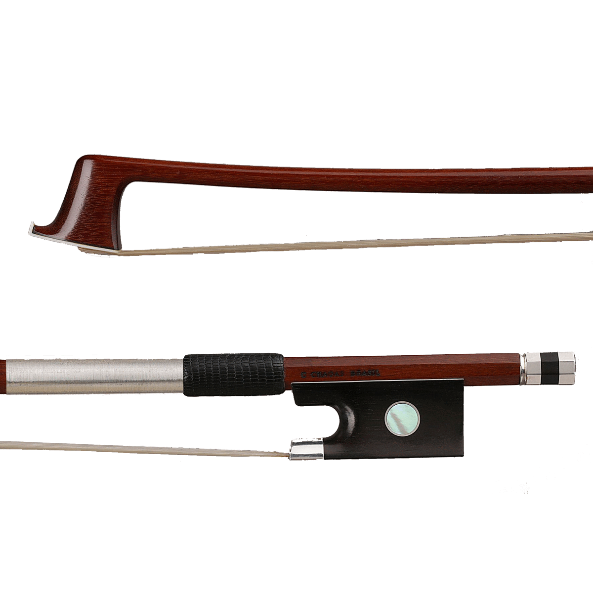 Arcos Brasil Pernambuco Violin Bow - Special Edition Silver