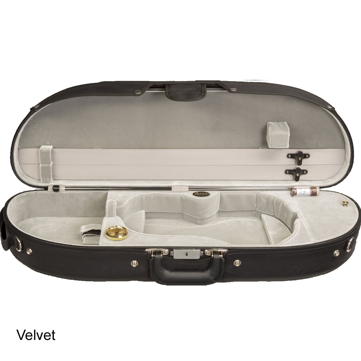Bobelock 1047V Half Moon Violin Case - Velvet