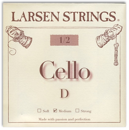Larsen (Original) Cello D String - 1/2 Size