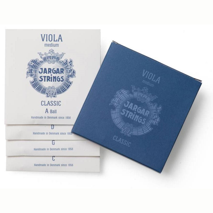 Jargar Viola String Set - 4/4 - Medium Gauge with Loop A