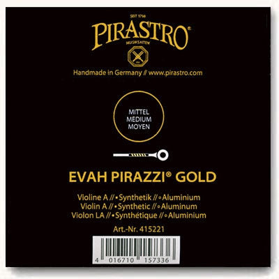 Evah Pirazzi Gold Violin A String (Synthetic/Aluminum)